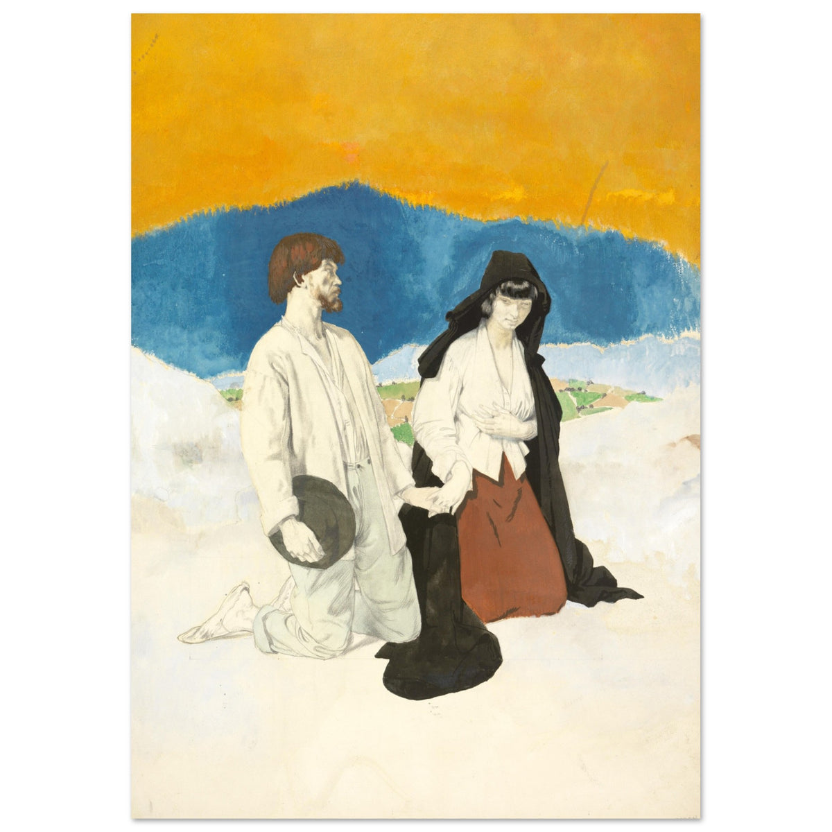 Study for The Western Wedding by William Orpen Art Print (view 26)