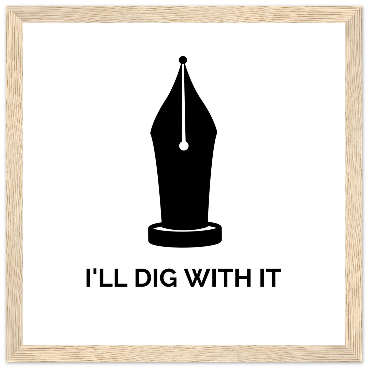 I’ll Dig With It – Seamus Heaney Quote Art Print (view 11)