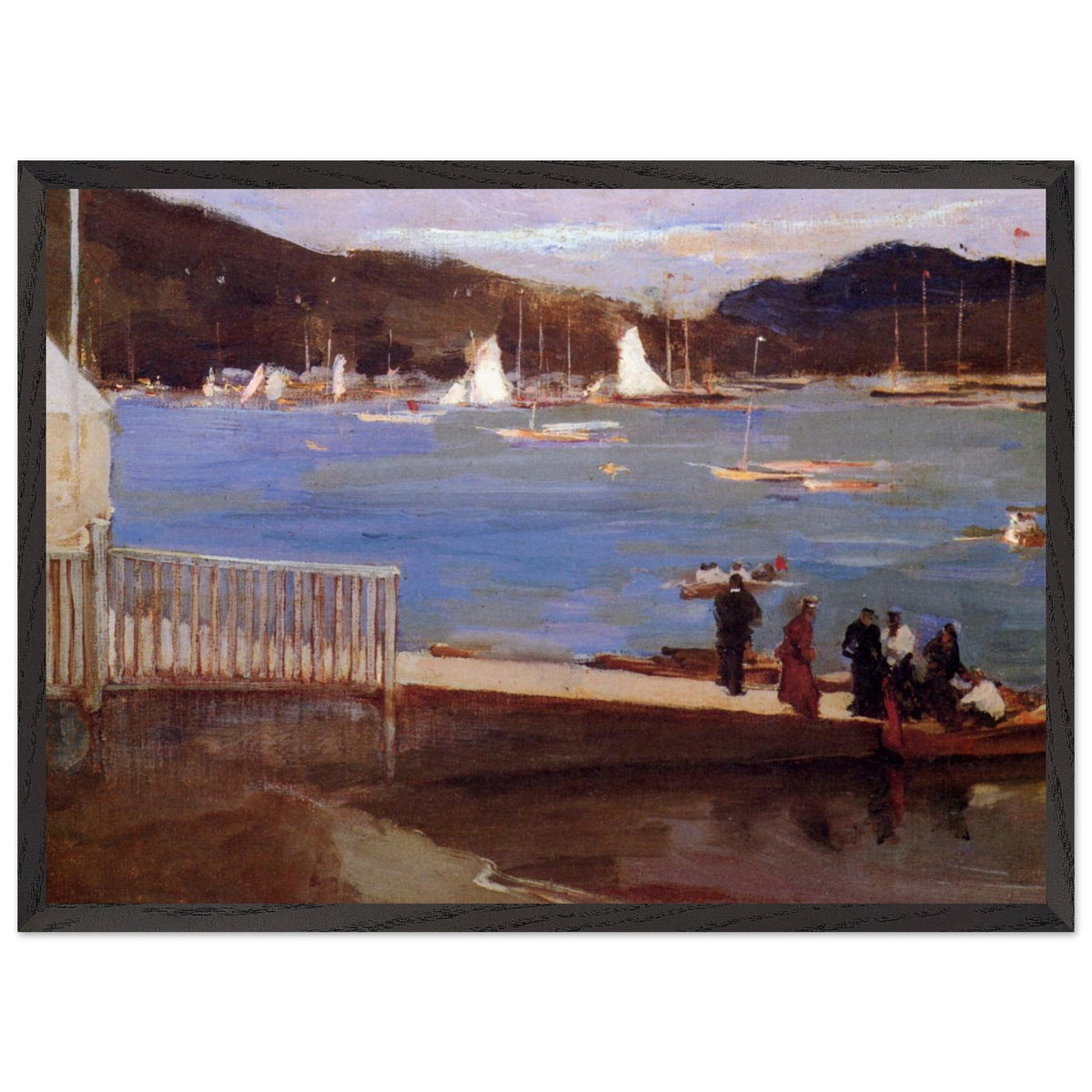 Sailing Boats on the Clyde, Hunter's Quay (1890) – Sir John Lavery Print (view 5)