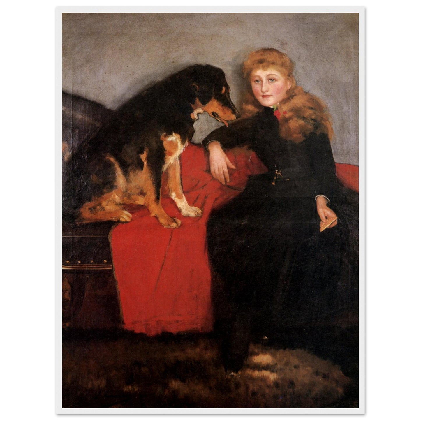 Miss Eva Fulton (1886) – Sir John Lavery (view 6)
