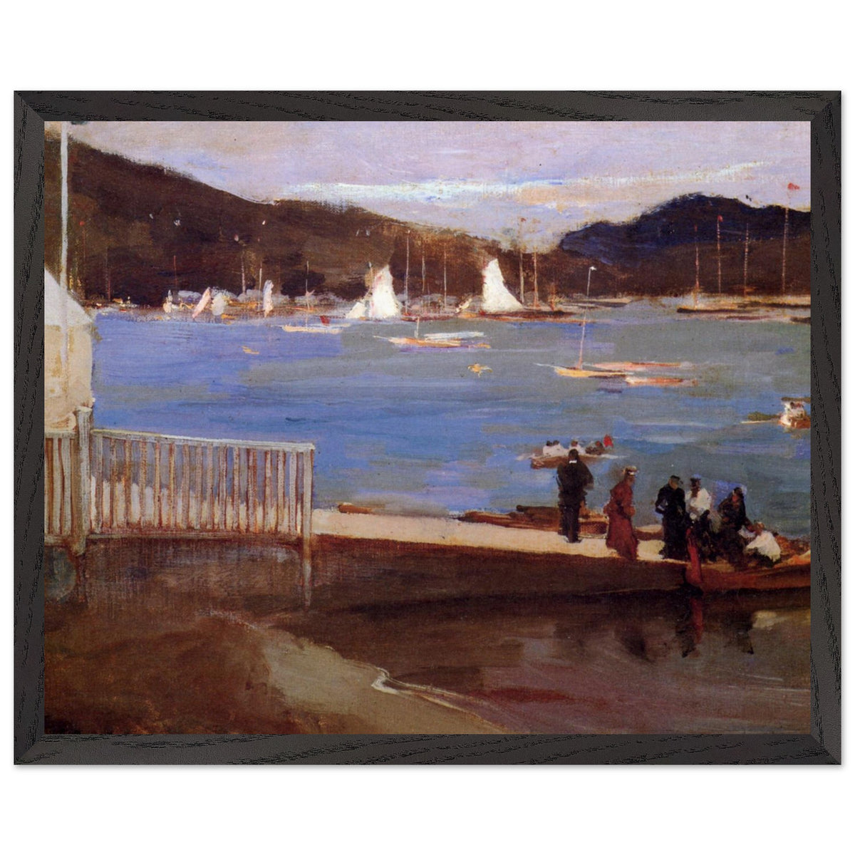 Sailing Boats on the Clyde, Hunter's Quay (1890) – Sir John Lavery Print (view 4)