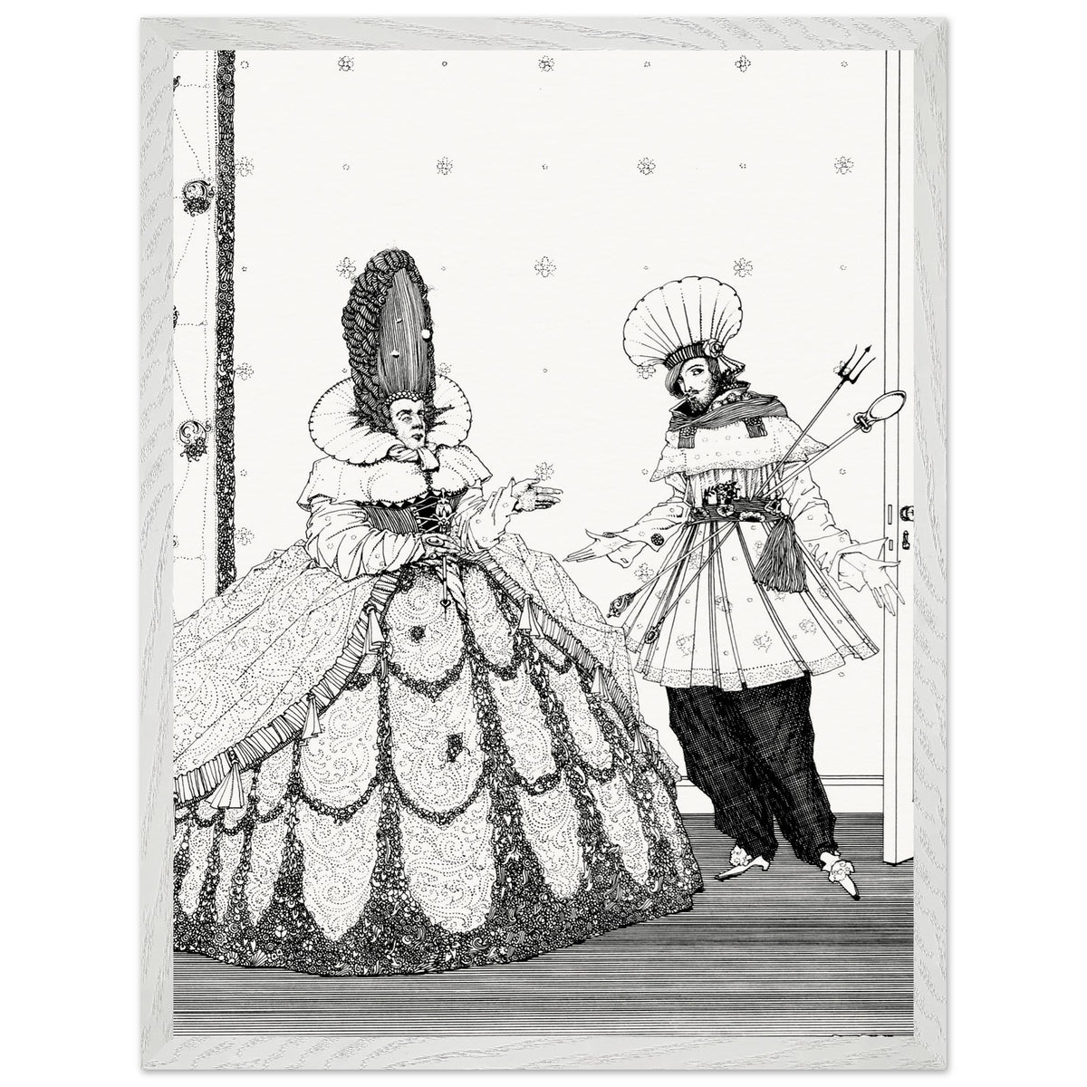 The Sleeping Beauty – Harry Clarke Art Print (view 15)