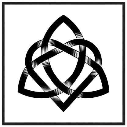 Keltischer Herzknoten Kunstdruck