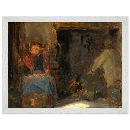 A Galway Cottage - Art Print by Irish Artist  Walter Frederick Osborne – view 10 | Buy Irish Art