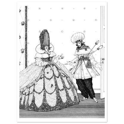 The Sleeping Beauty – Harry Clarke Art Print (view 11)