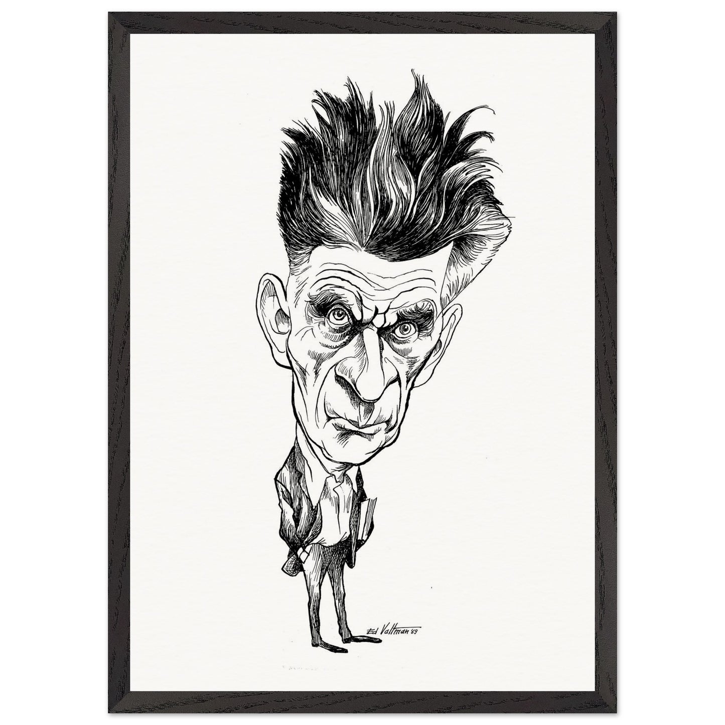 Samuel Beckett (1969) by Edmund Siegfried Valtman - Fine Art Print (view 18)