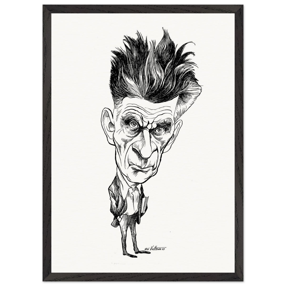 Samuel Beckett (1969) by Edmund Siegfried Valtman - Fine Art Print (view 18)