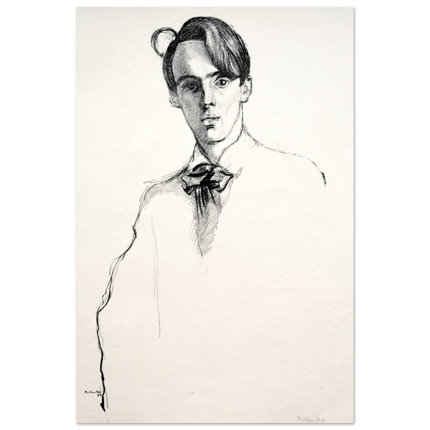 William Butler Yeats by William Rothenstein - Art Print (view 24)