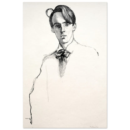 William Butler Yeats by William Rothenstein - Art Print (view 24)