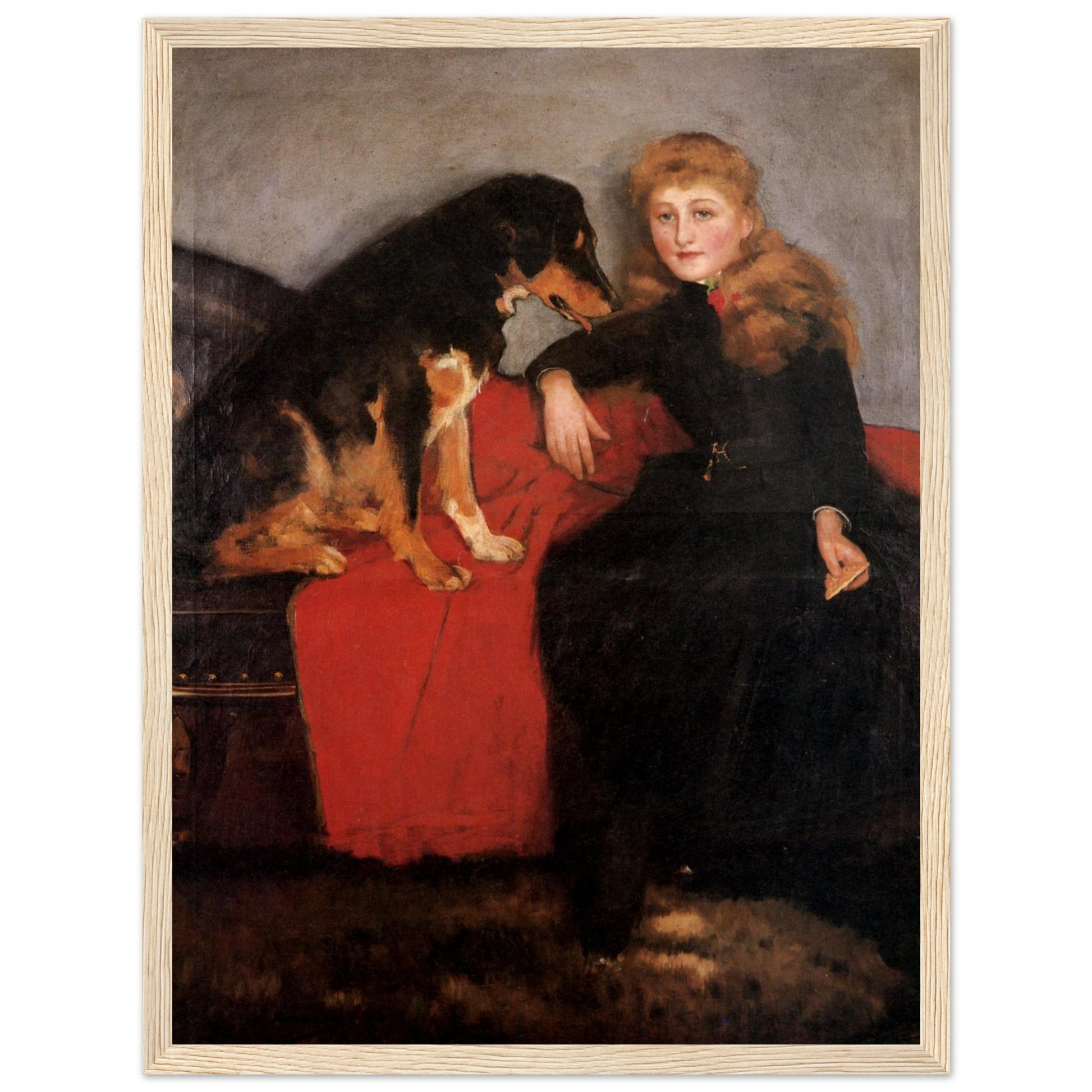 Miss Eva Fulton (1886) – Sir John Lavery (view 4)