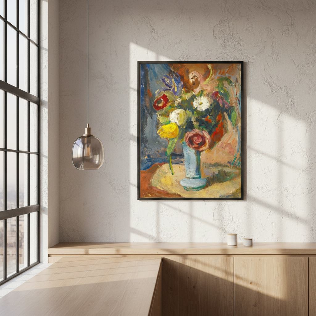 Still Life with Flowers – Roderic O'Conor Framed Art Print (view 2)