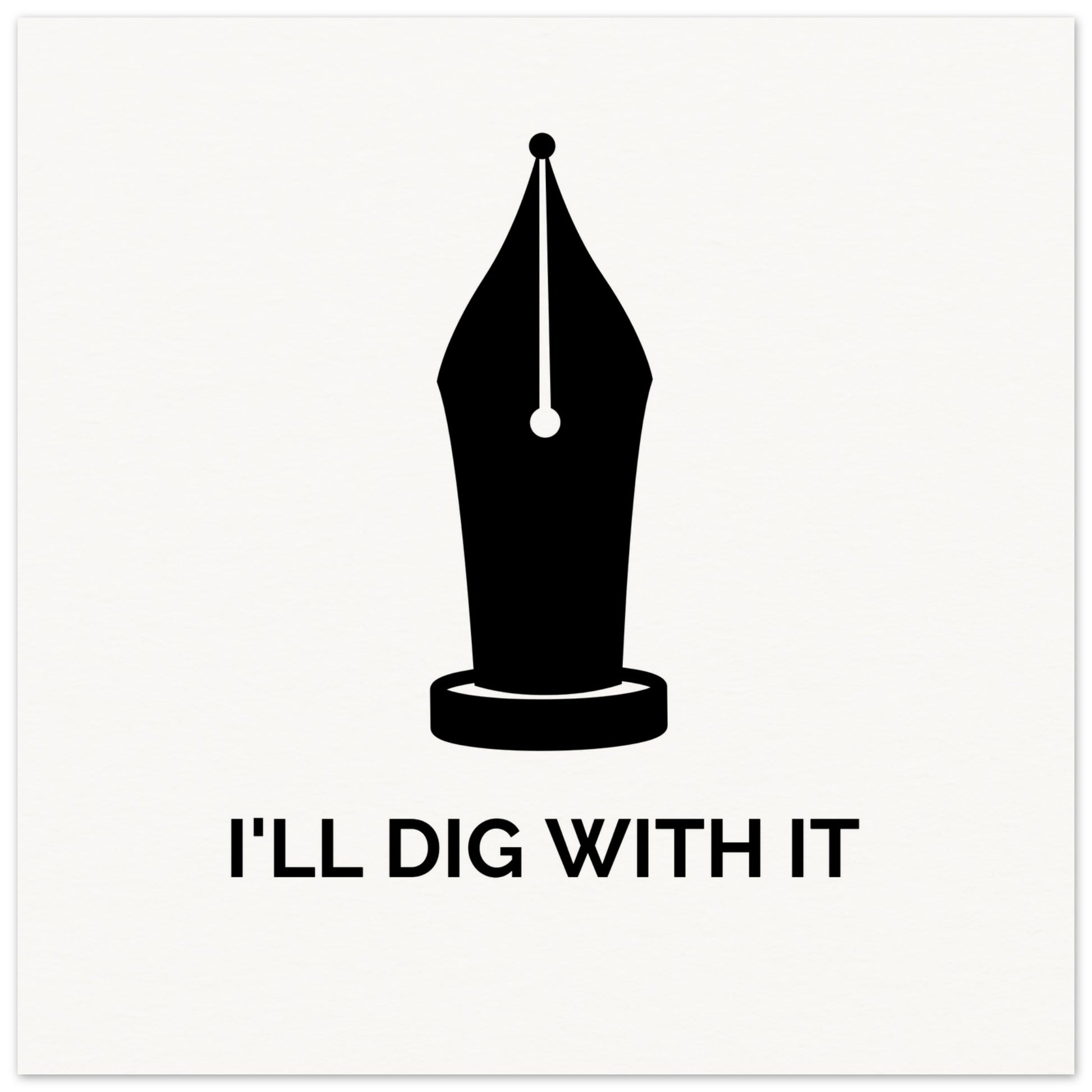 I’ll Dig With It – Seamus Heaney Quote Art Print (view 8)