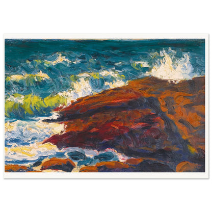 Seascape by Irish Artist Roderic O'Conor Art Print (view 6)