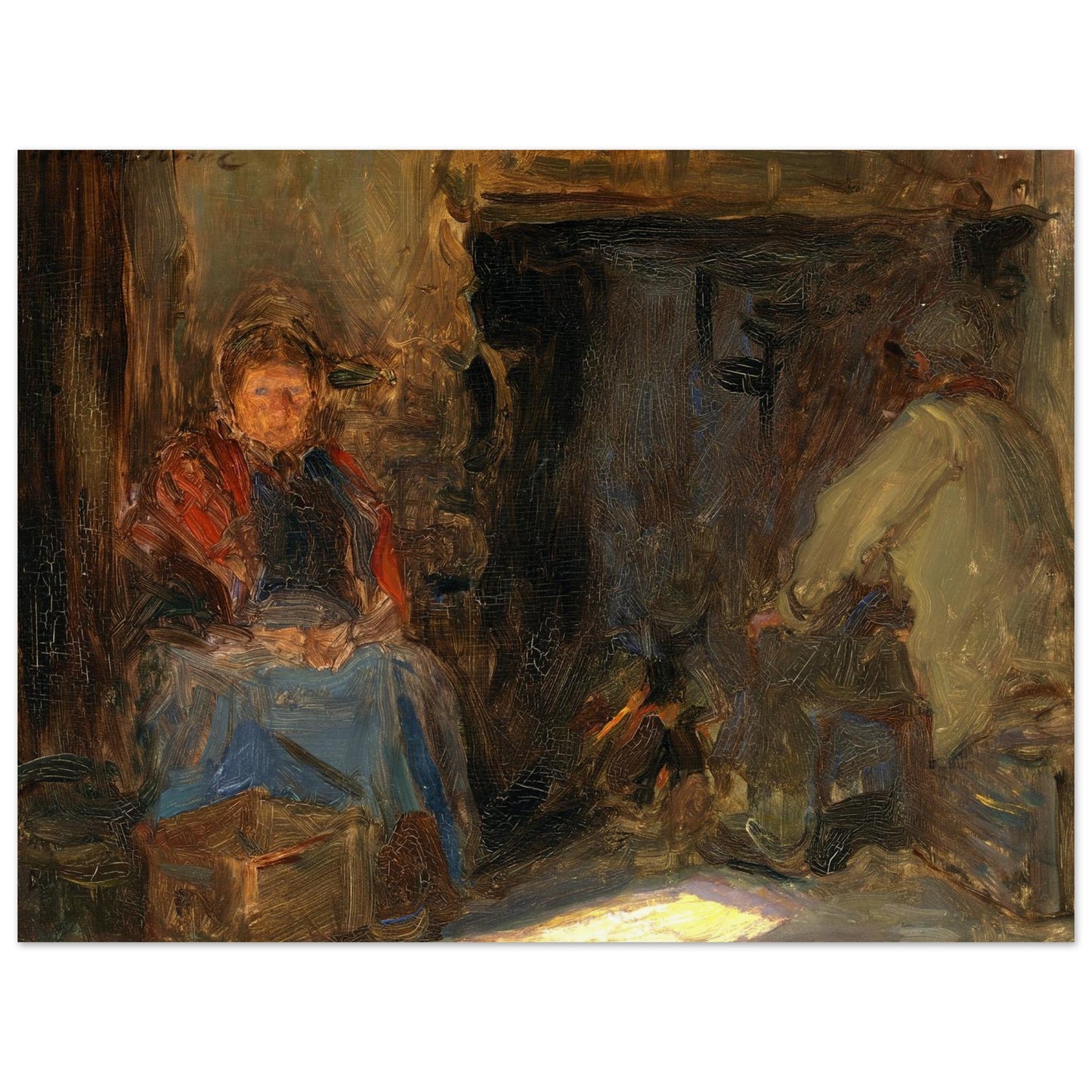 A Galway Cottage - Art Print by Irish Artist  Walter Frederick Osborne – view 11 | Buy Irish Art