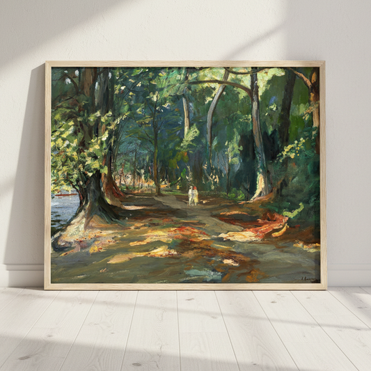 The Path by the River, Maidenhead by Sir John Lavery — Irish art print, archival giclée, framed and unframed