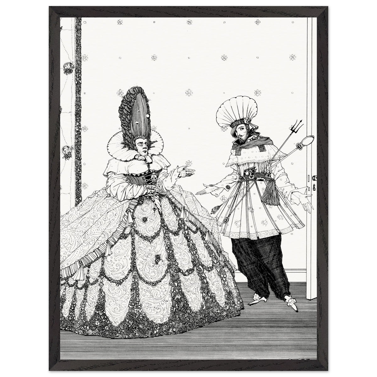 The Sleeping Beauty – Harry Clarke Art Print (view 19)