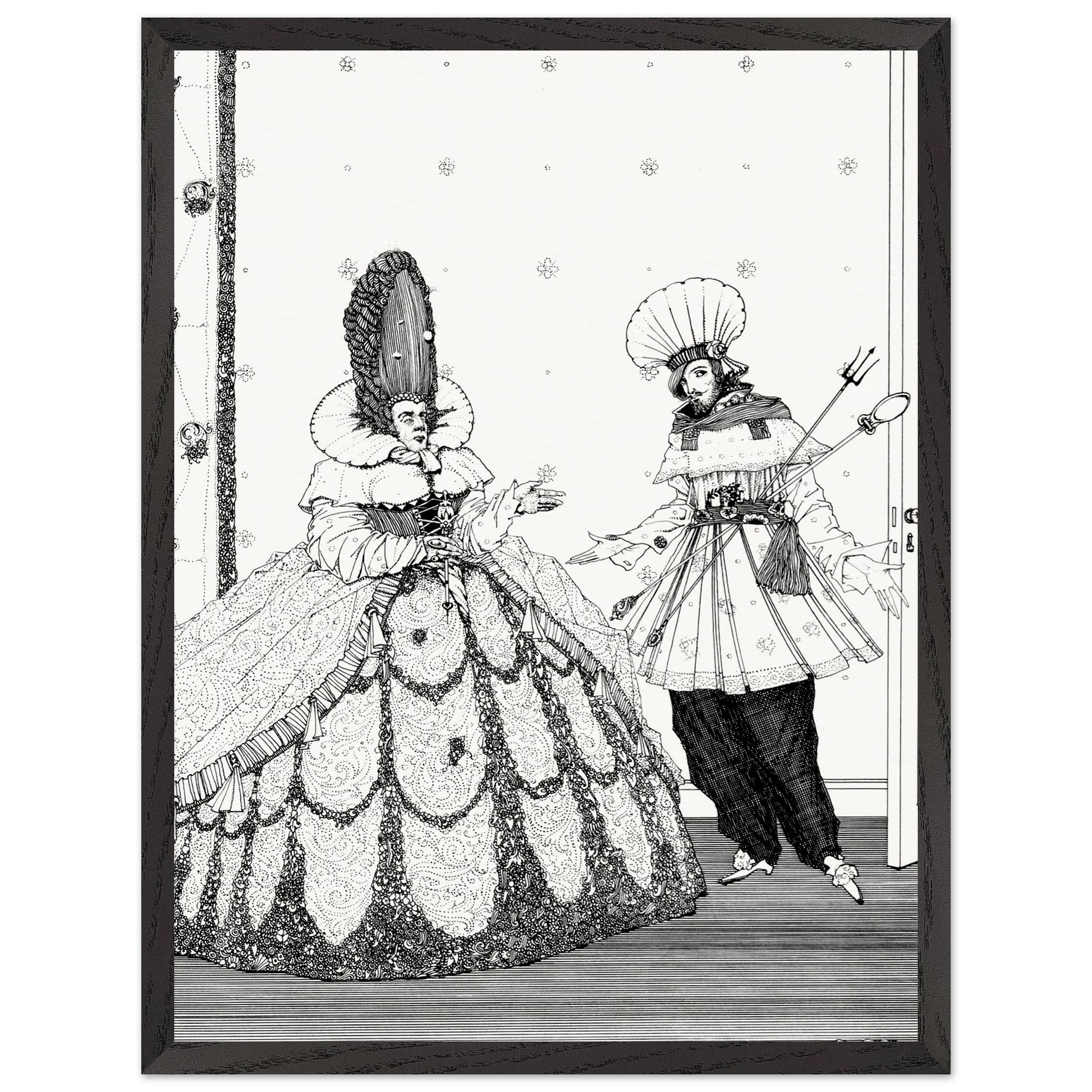 The Sleeping Beauty – Harry Clarke Art Print (view 19)