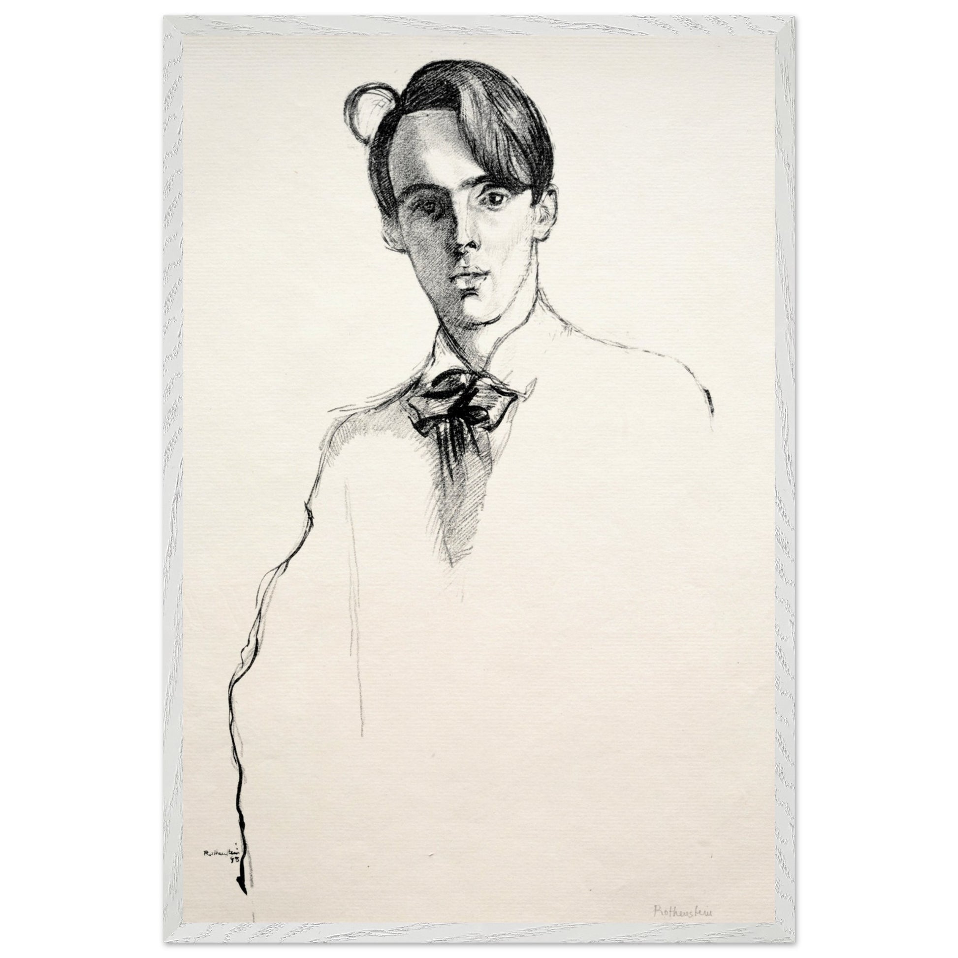 William Butler Yeats by William Rothenstein - Art Print (view 23)