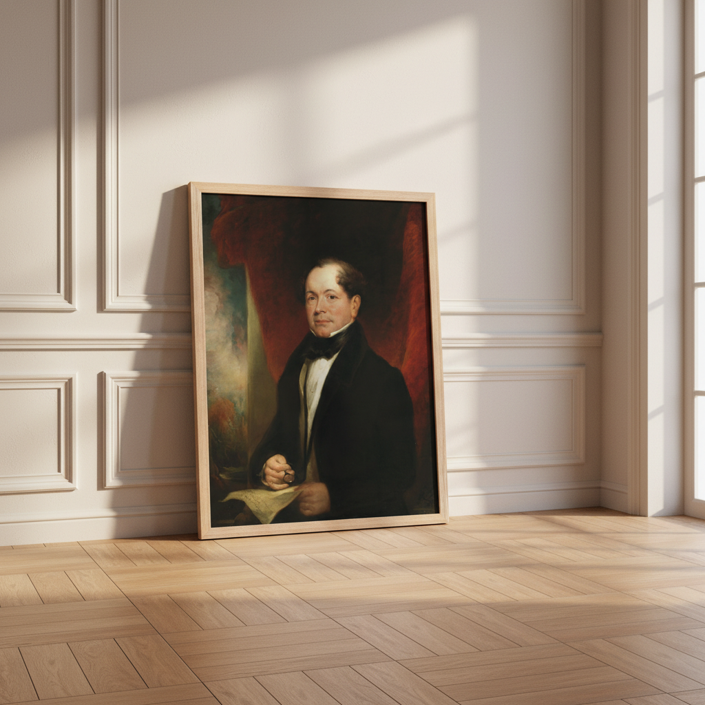 Portrait of Thomas Moore (1835) – G.F. Mulvany (view 3)