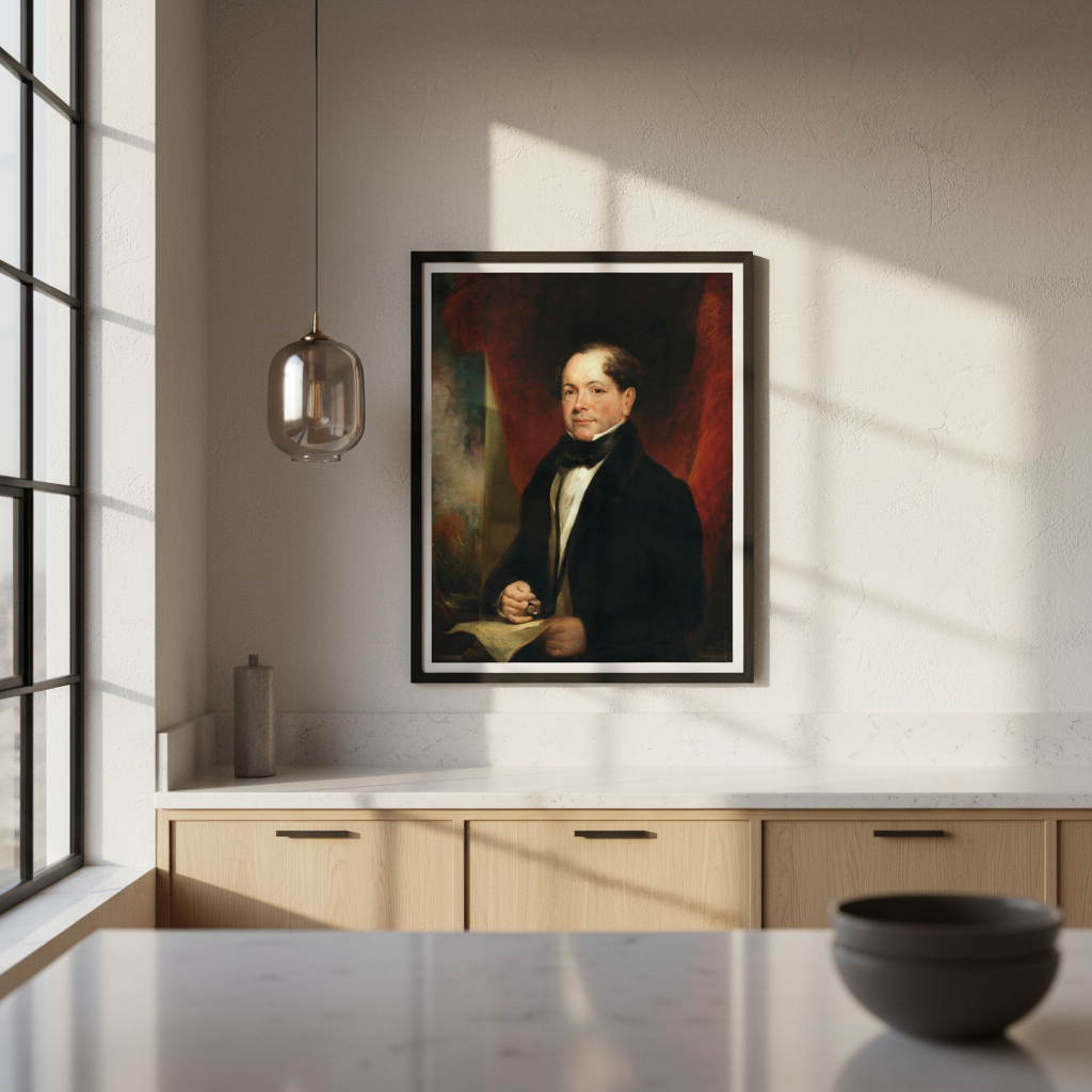Portrait of Thomas Moore (1835) – G.F. Mulvany (view 4)