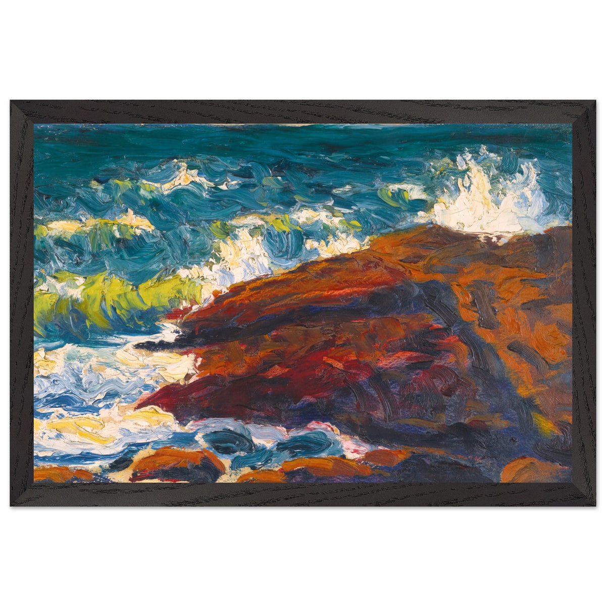 Seascape by Irish Artist Roderic O'Conor Art Print (view 16)
