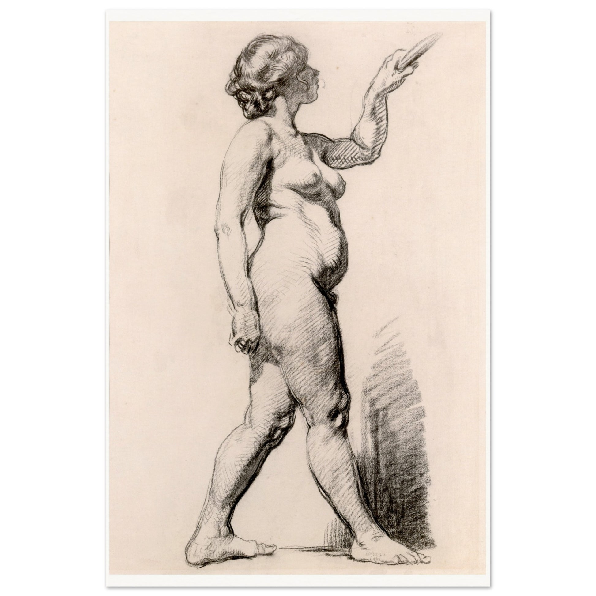 A Standing Female Figure – Sarah Henrietta Purser (view 9)