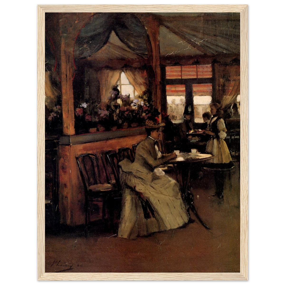 A Cup of Chocolate (1888) – Sir John Lavery (view 4)