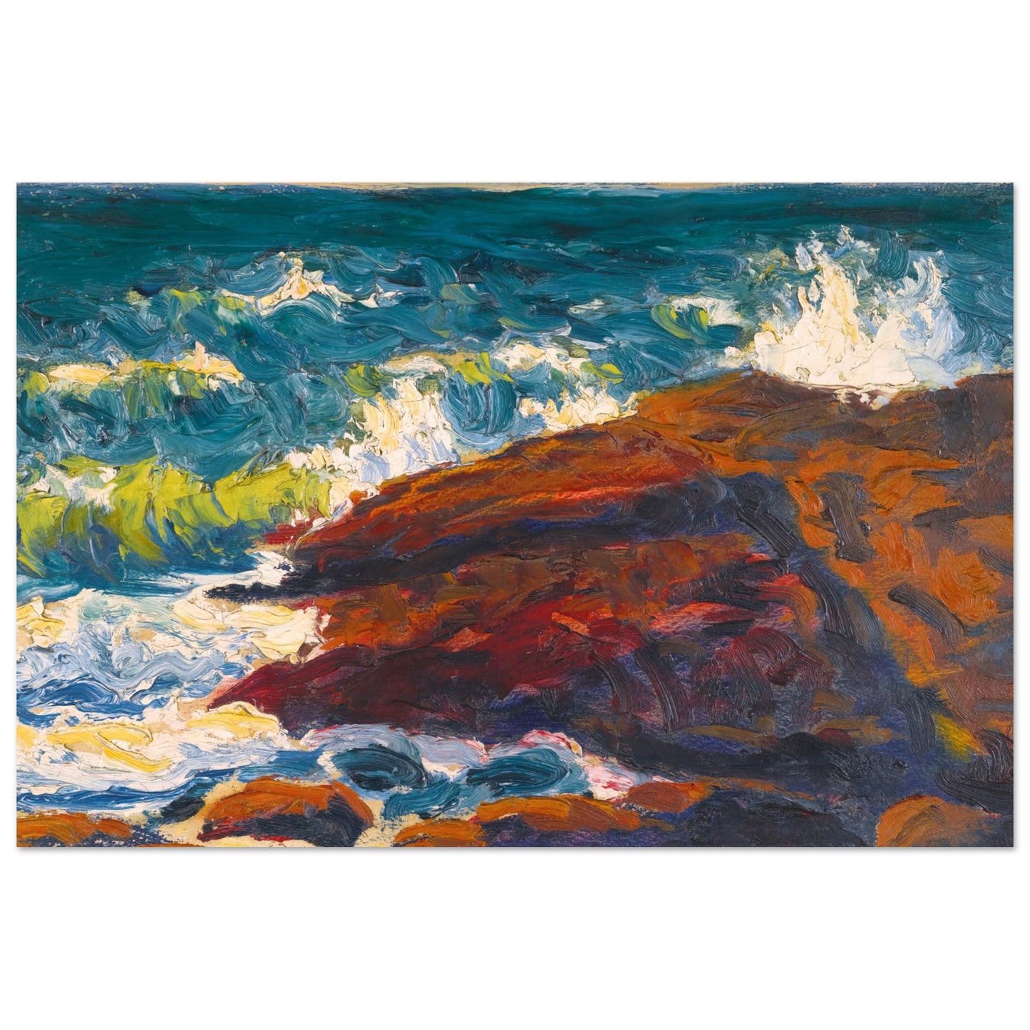 Seascape by Irish Artist Roderic O'Conor Art Print (view 17)