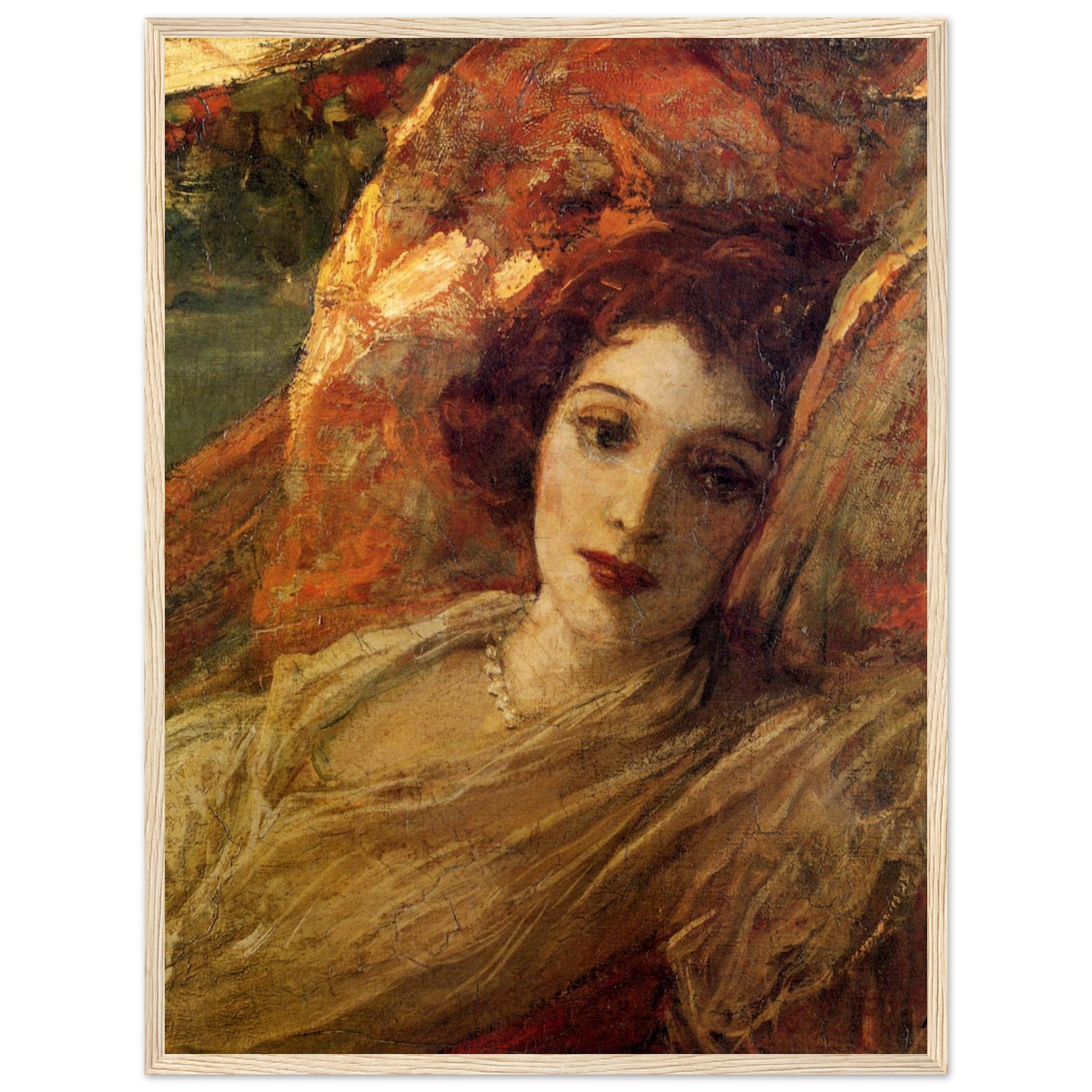 Hazel in the Red Hammock (c.1923) – Sir John Lavery (view 3)