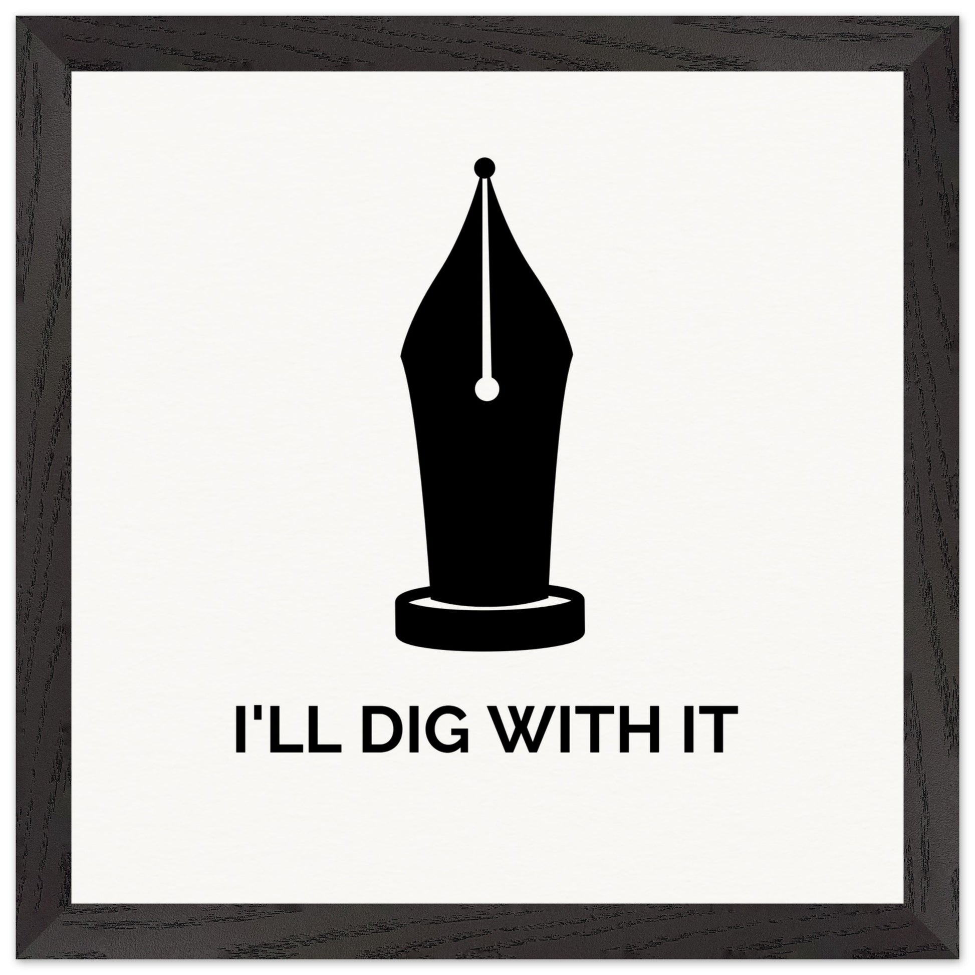 I’ll Dig With It – Seamus Heaney Quote Art Print (view 20)
