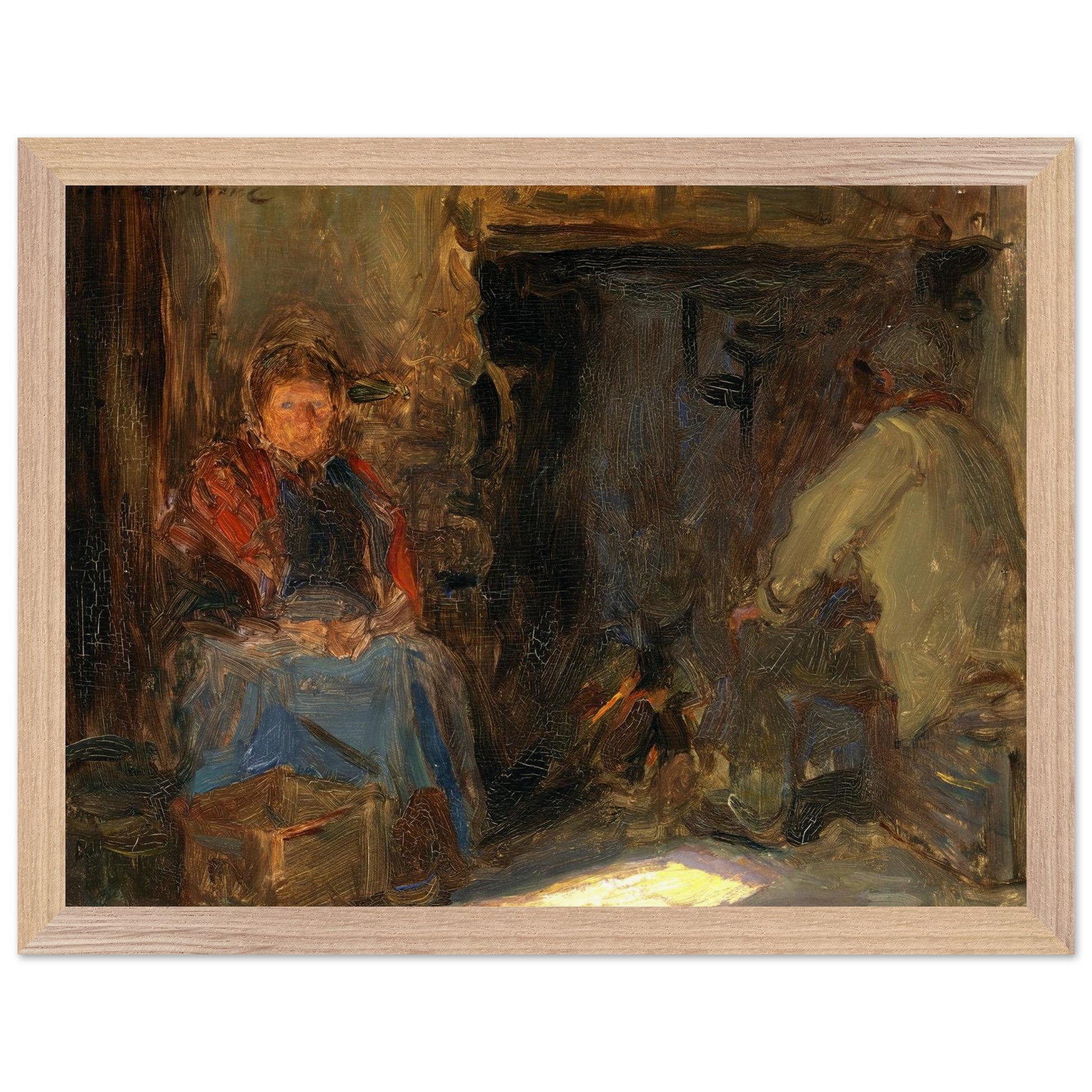 A Galway Cottage - Art Print by Irish Artist  Walter Frederick Osborne – view 13 | Buy Irish Art