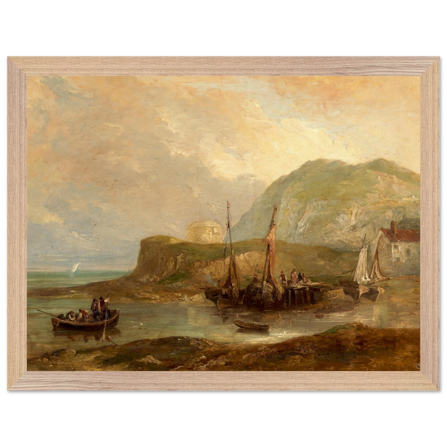 A View of Bray Head – Brocas – 30x40 cm natural oak/ash frame with museum-quality print