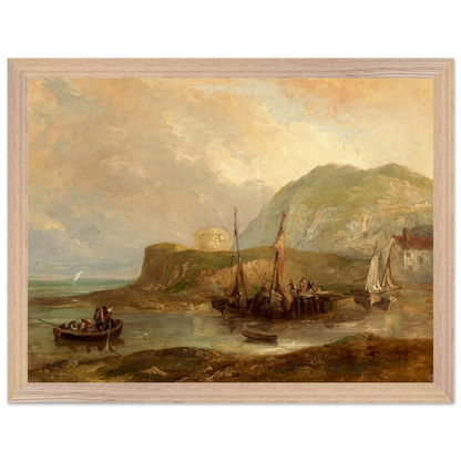 A View of Bray Head – Brocas – 30x40 cm natural oak/ash frame with museum-quality print