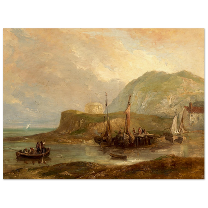 A View of Bray Head by Samuel Frederick Brocas – 60x80 cm unframed archival art print