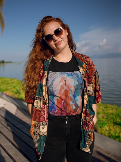 Have Trodden the Winepress Alone von Mainie Jellett – Schweres Unisex-T-Shirt