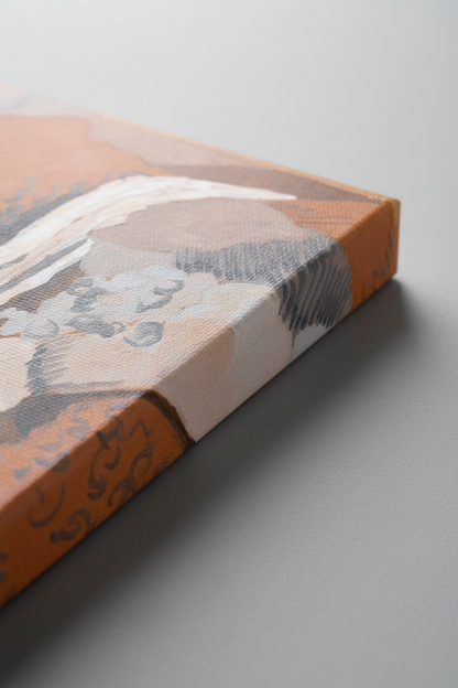Powerscourt Waterfall by Mainie Jellett - abstract canvas print, detail