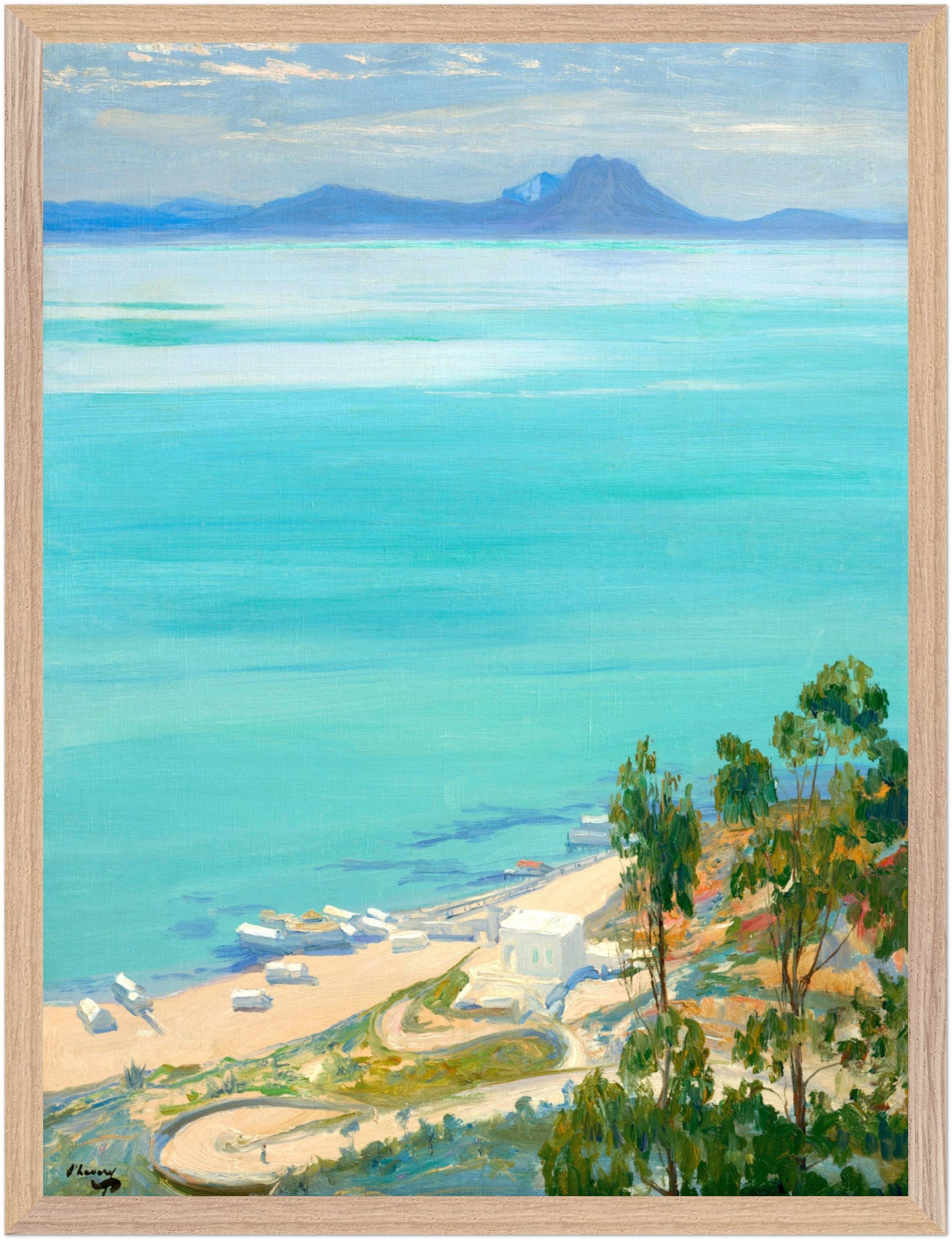 The Bay of Tunis, Morning (1919) – Sir John Lavery Art Print