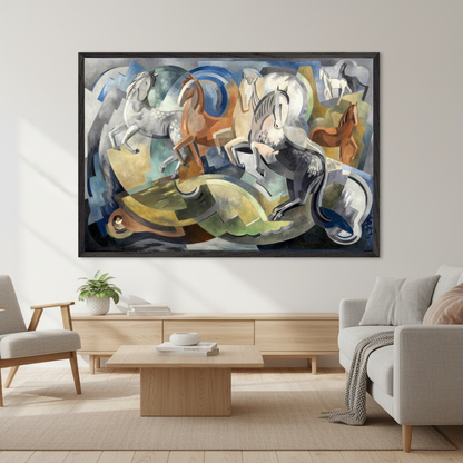 Achill Horses by Mainie Jellett | Irish Art Print
