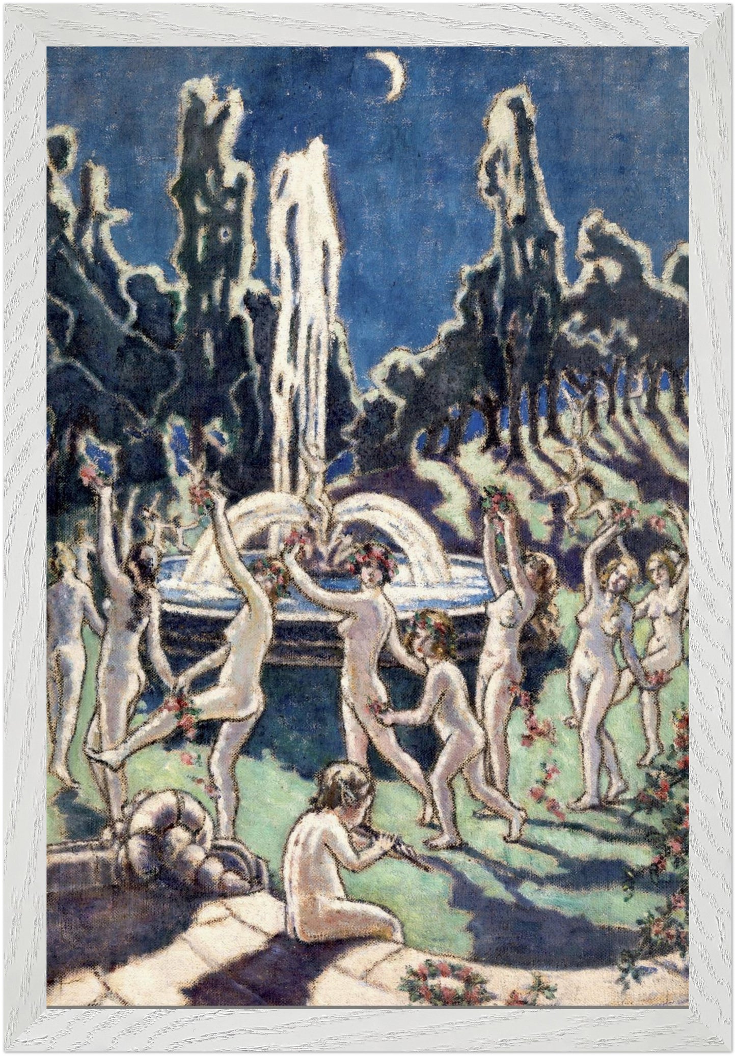 Nudes Dancing Round a Fountain – Mainie Jellett Irish Art Print