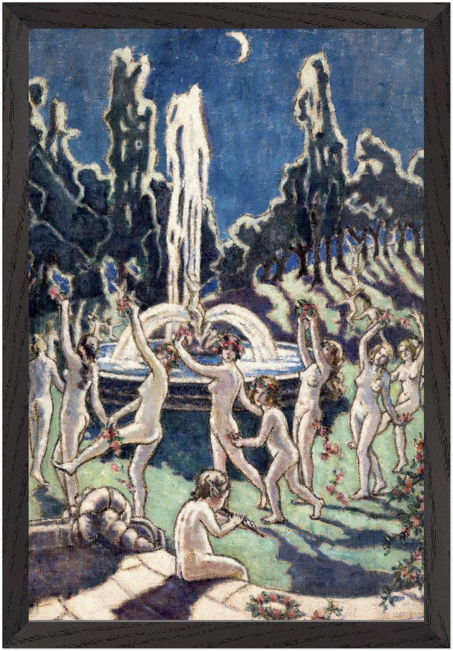 Nudes Dancing Round a Fountain – Mainie Jellett Irish Art Print
