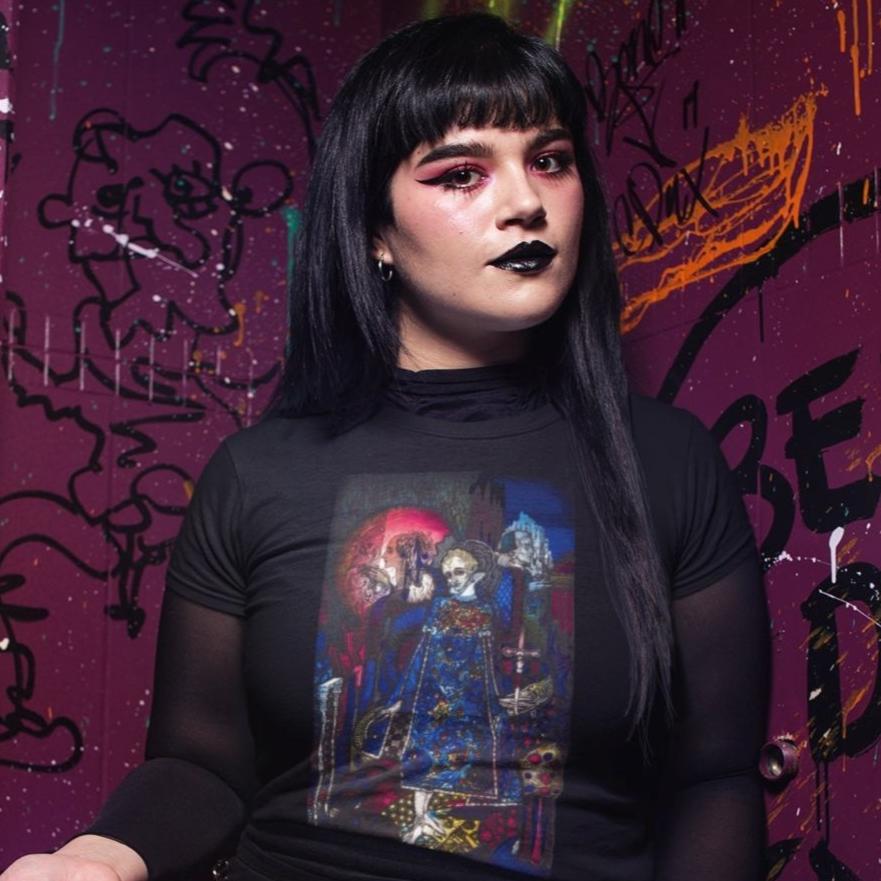 Das Lied des verrückten Prinzen von Harry Clarke (1917) T-Shirt - Unisex Vintage Schwarz