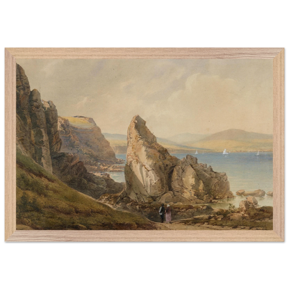 Wooden Framed reproduction of A Bay near Howth by Henry Newton from the National Gallery of Ireland