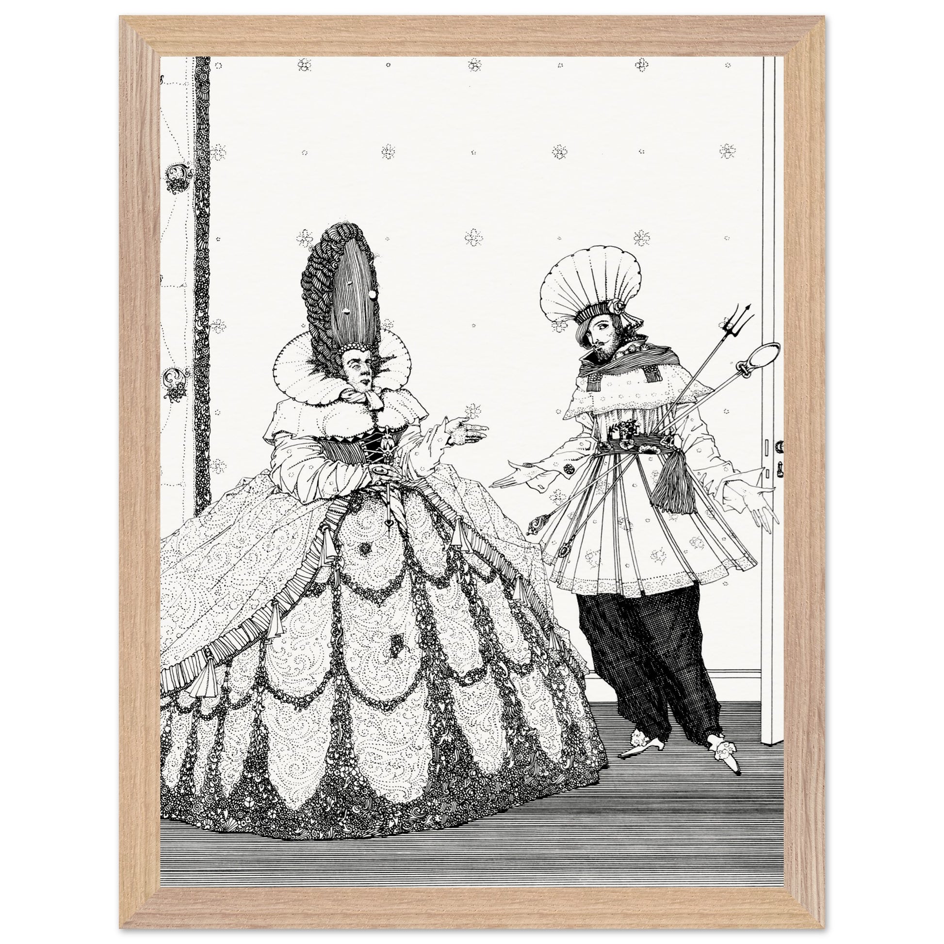 The Sleeping Beauty – Harry Clarke Art Print (view 17)