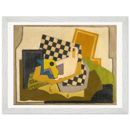 Composition (Chessboard) by Mainie Jellett - framed print in an interior setting