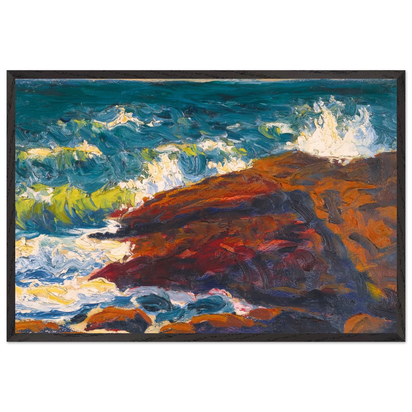 Seascape by Irish Artist Roderic O'Conor Art Print (view 22)