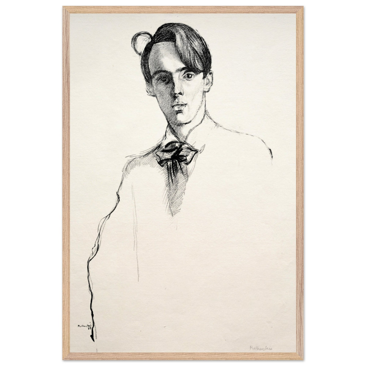 William Butler Yeats by William Rothenstein - Art Print (view 20)