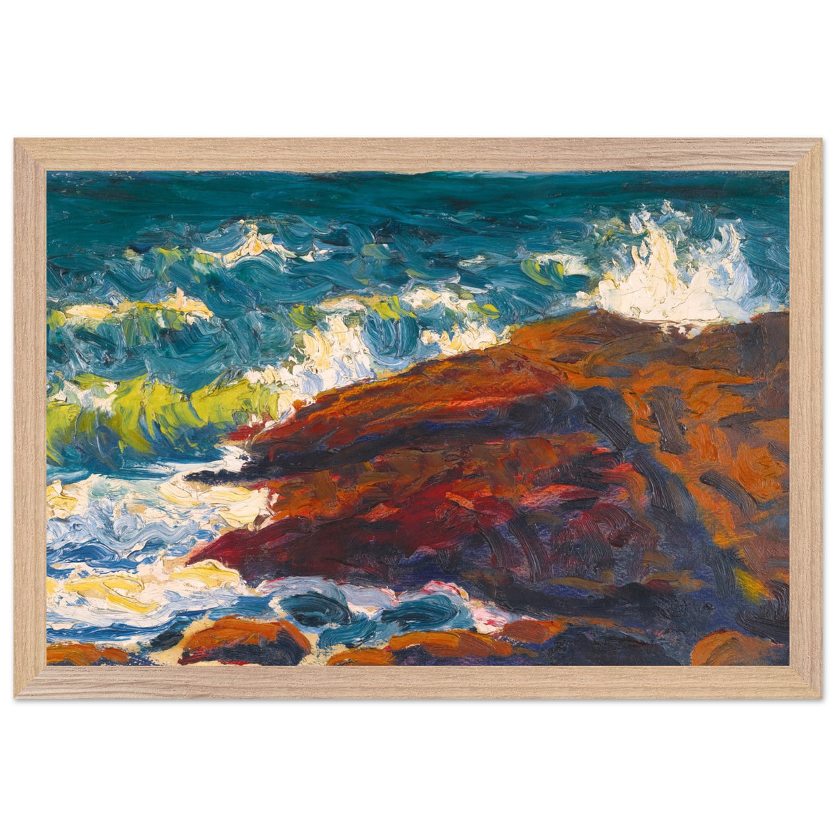 Seascape by Irish Artist Roderic O'Conor Art Print (view 9)