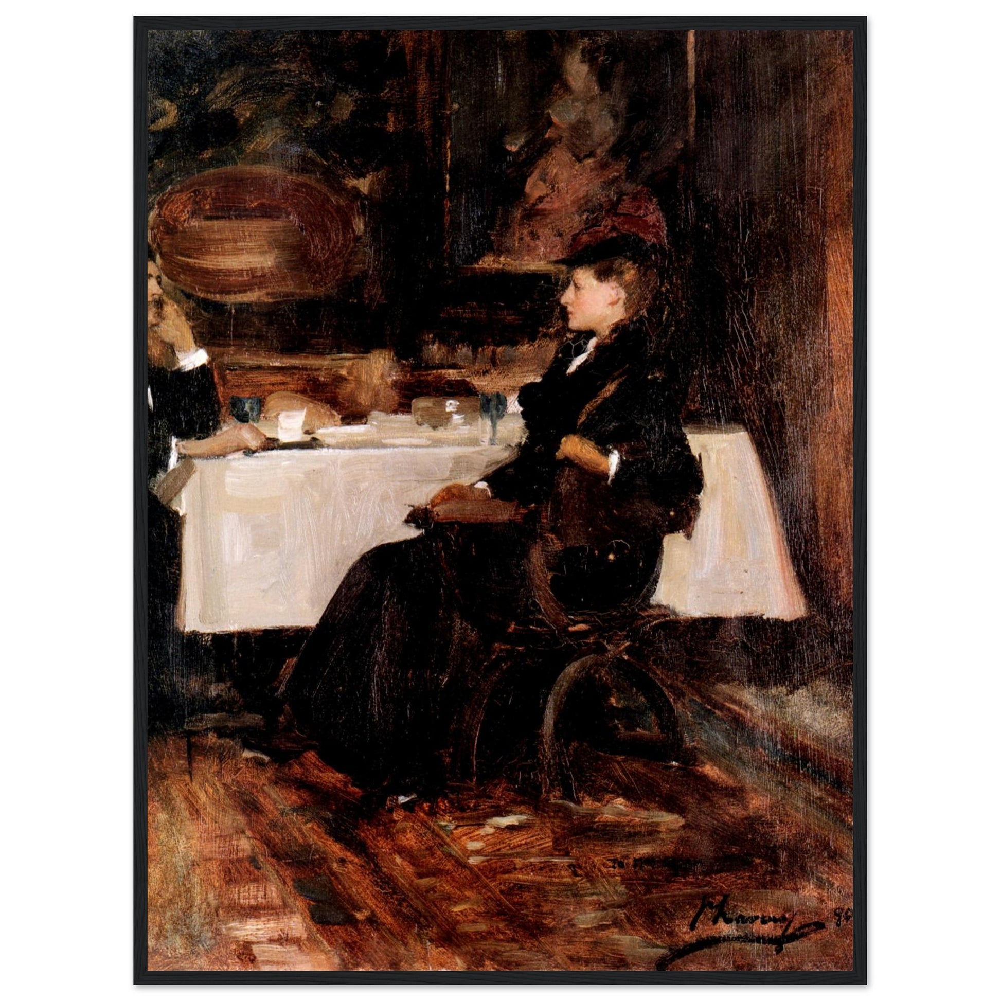 Mrs Adam at Dinner (1890) – Sir John Lavery (view 5)