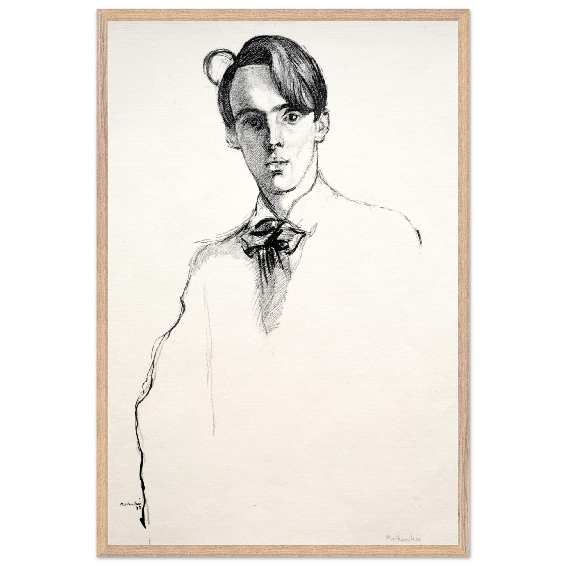 William Butler Yeats by William Rothenstein - Art Print (view 10)
