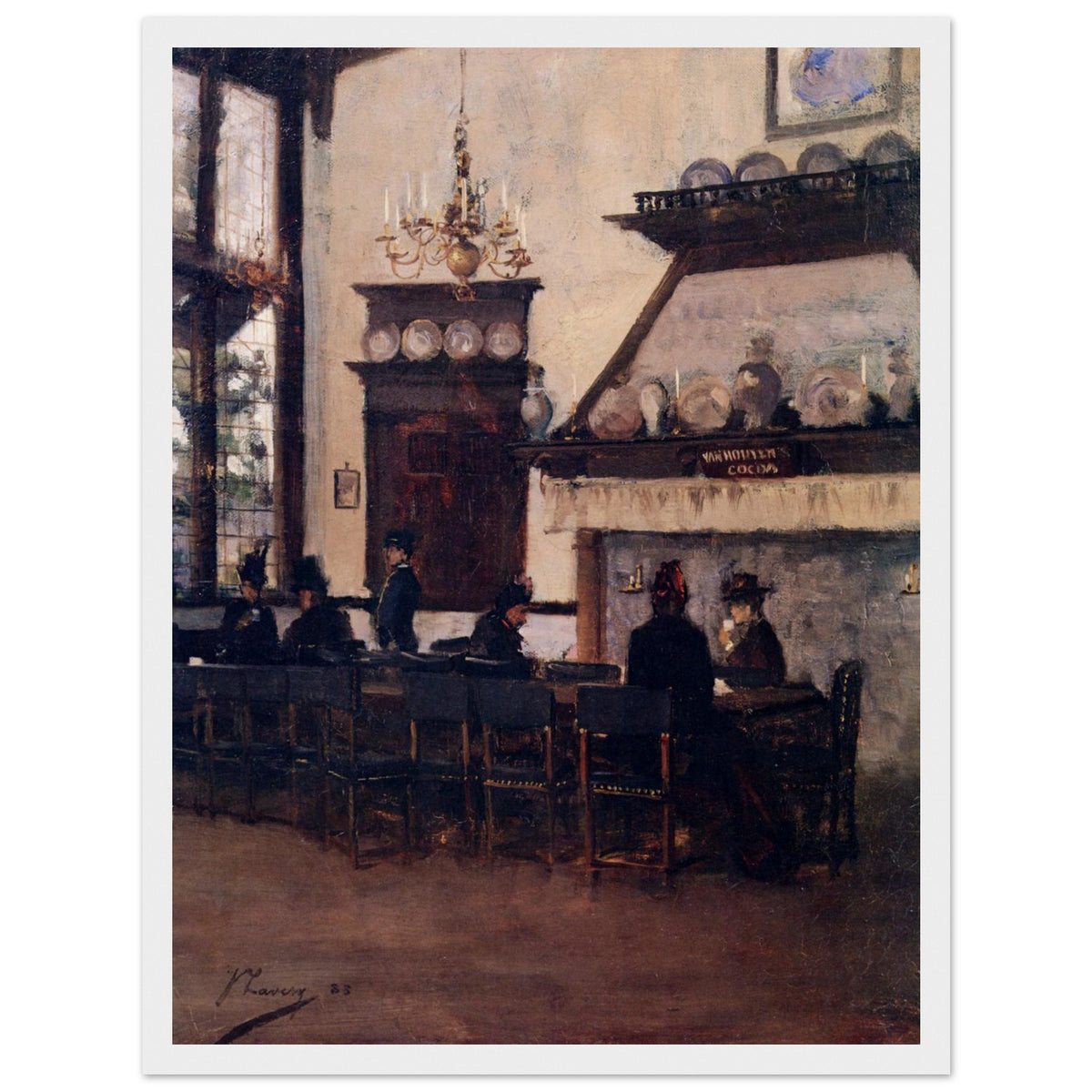 The Dutch Cocoa House, Glasgow International Exhibition (1888) – Sir John Lavery Print (view 7)